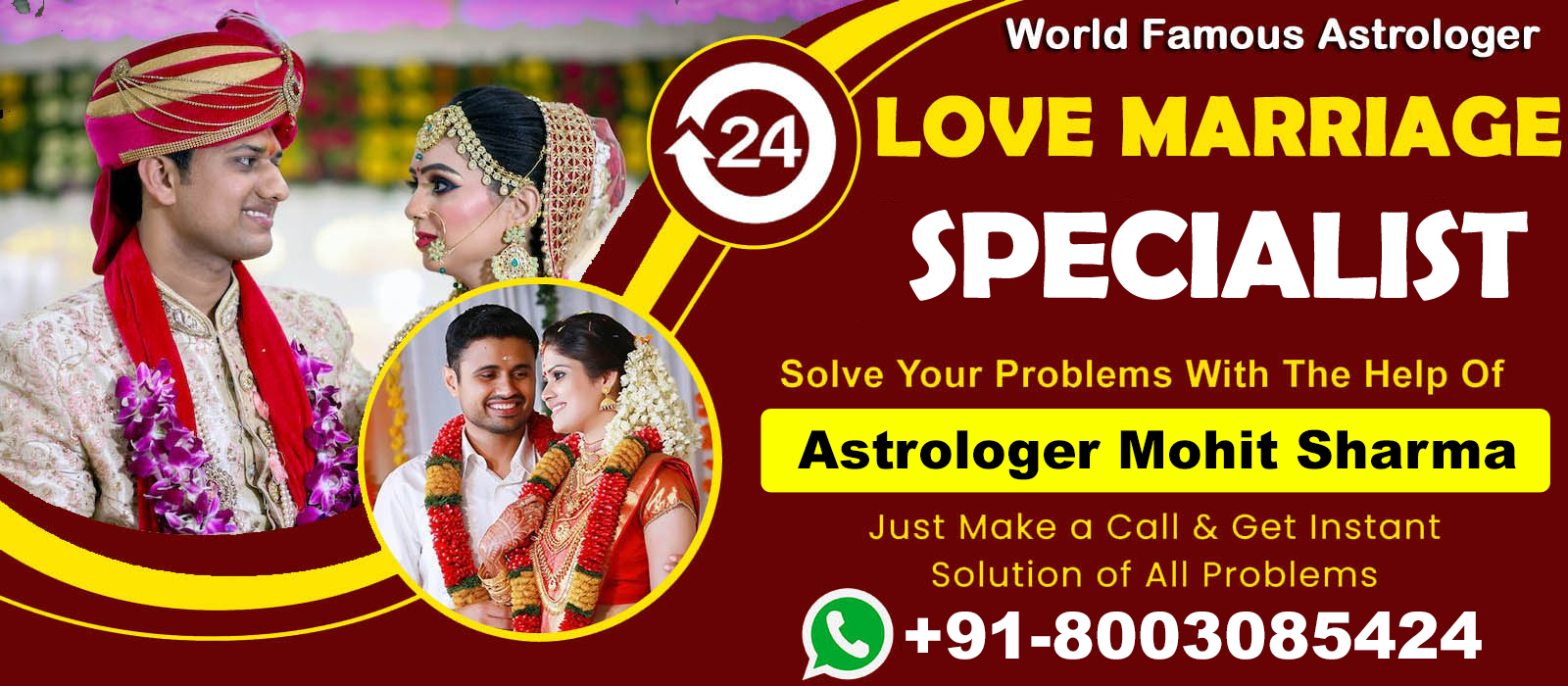 Atrologer Mohit Sharma Ji +91-8003085424